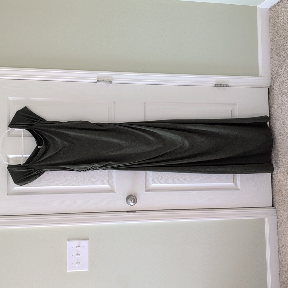 Green Maxi Maternity Dress